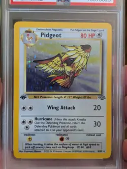 Pokemon PSA 8 Mint 1st Edition Jungle Holo Pidgeot 8/64 - Image 2