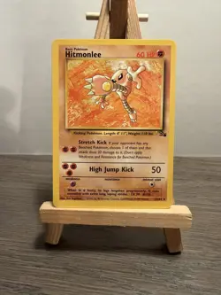 Pokemon TCG Hitmonlee Fossil 22/62 Regular Rare - Image 1