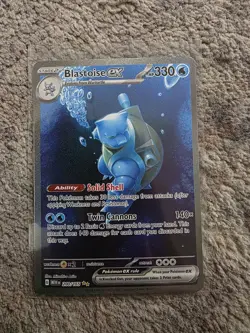 Pokemon Blastoise EX 200/165 Special Illustration Rare SV Scarlet & Violet 151 - Image 1