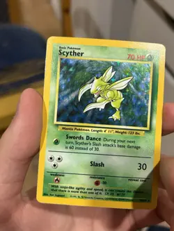 Scyther 10/64 Pokemon Jungle No Symbol Holo Rare Singles VLP - Image 5