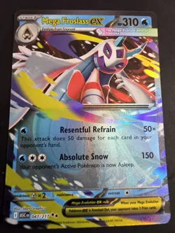 PACK FRESH 2026 POKEMON TCG MEGA FROSLASS EX 47 ASCENDED HEROES DOUBLE RARE HOLO - Image 1