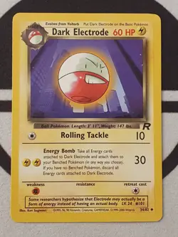 Pokemon Karte Dunkles Lektrobal 34/82 Team Rocket Set Pokemon Dark Electrode - Image 2