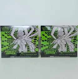2x Mega Evolution Perfect Order Pokemon Center Elite Trainer Box SEALED IN HAND - Image 1