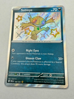 Pokemon TCG NM Sableye 184/091 SV: Paldean Fates Holo 2024 - Image 2