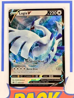 Lugia V Black Star Promo Sword & Shield 301 Pokemon TCG SWSH301 - Image 1