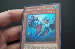 Yugioh Gladiator Beast Murmillo - LCGX-EN236 - Secret Rare 1st Ed - NM - Image 2