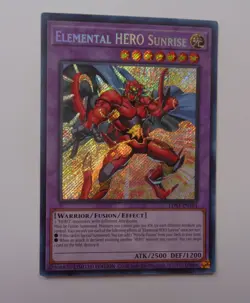 Elemental Hero Sunrise LDS3-EN104 (Secret Rare, Limited Ed, Excellent / VLP) - Image 1