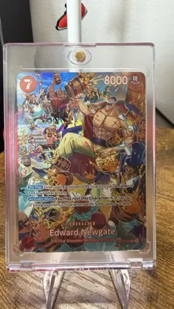 One Piece TCG Edward Newgate SP ALT ART Royal Blood (Signed R.Bruce Elliott) - Image 1