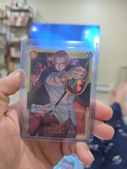 Shanks OP01-120 SEC Holo Foil Japanese One Piece TCG NM - Image 1
