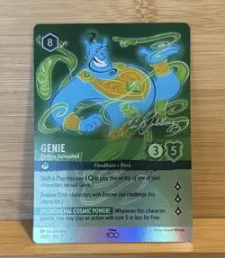 Lorcana Disney 100 Genie Powers Unleashed 20/P1 Promo Foil - Image 1