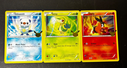 Pokemon McDonald’s 2011 Promo Set - Snivy BW01, Tepig BW02, Oshawott BW03 - Holo - Image 1