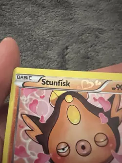 Pokemon Stunfisk RC12/ RC25 Reverse Holo Legendary Treasures Radiant ERRORU - Image 2
