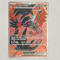 Yveltal ex 105/088 Full Art Ultra Rare Pokemon TCG: Perfect Order - Image 1