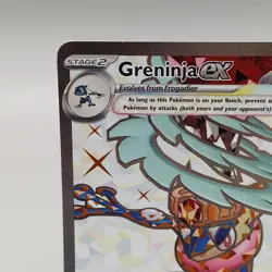 Greninja EX 198/167 Full Art Twilight Masquerade Pokemon TCG Lightly Played LP - Image 2