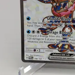 Greninja EX 198/167 Full Art Twilight Masquerade Pokemon TCG Lightly Played LP - Image 4