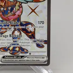 Greninja EX 198/167 Full Art Twilight Masquerade Pokemon TCG Lightly Played LP - Image 5