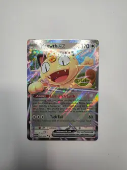 Pokemon TCG Perfect Order Meowth EX 062/088 Double Rare Holo NM Near Mint - Image 1