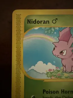Nidoran M #096/147 Aquapolis Pokemon VERY Lightly Played 2002 E Reader - Image 2