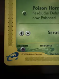 Nidoran M #096/147 Aquapolis Pokemon VERY Lightly Played 2002 E Reader - Image 5