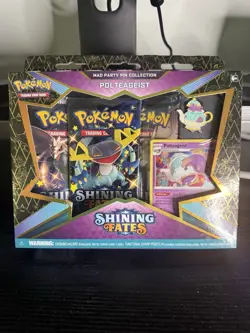 Pokemon TCG - Shining Fates Mad Party Pin Collection - Polteageist Box (SEALED) - Image 1