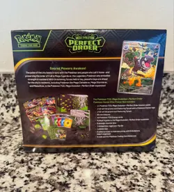 Pokemon Center Exclusive Elite Trainer Box Mega Evolution Perfect Order ETB🟢⚫ - Image 2