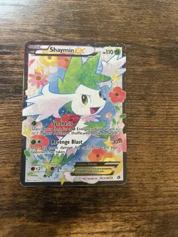 Pokemon TCG Shaymin EX Full Art 106/108 Roaring Skies Ultra Rare Holo 110 HP - Image 1