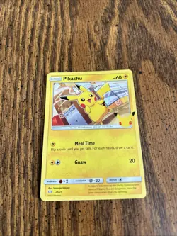 Pikachu - 25/25 - Pokemon McDonald's 25th Anniversary Non-Holo 2021 NM - Image 1