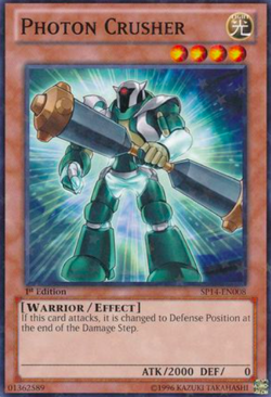 1X NM Photon Crusher - SP14-EN008 - Starfoil Rare 1st Edition yugioh - Image 1
