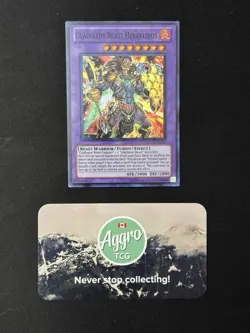 Gladiator Beast Heraklinos - LCGX-EN253 Yugioh Super Rare Unlimited Near Mint NM - Image 1