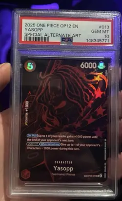 Yasopp SP PSA 10 - One Piece OP12 Legacy of the Master OP09-013 English 2025 - Image 1