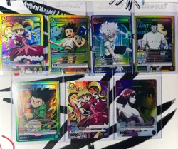 HUNTER X HUNTER UNION ARENA VOL 2. NM SINGLES CHASE LOT (QTY 7) - Image 1