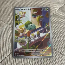Pokemon Bulbasaur 143/142 Sv07: Stellar Crown Illustration Rare Holo Card - Image 1