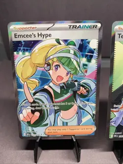 Pokemon TCG Destined Rivals Trainer Full Art Holo Lot - 3 Cards NM - Image 2