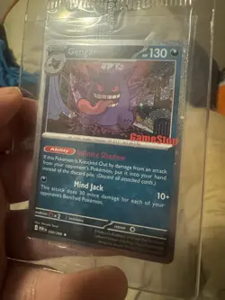 Pokemon Gengar GameStop Promo Stamped Card English 050/088 SEALED - Image 2
