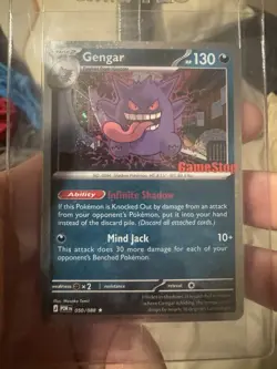 Pokemon Gengar GameStop Promo Stamped Card English 050/088 SEALED - Image 3
