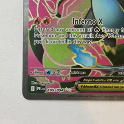 Mega Charizard X ex 109/094 Ultra Rare Holo EX Pokemon Card Phantasmal Flames - Image 5