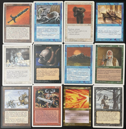 Vintage MTG Lot: 1994-1997 Era 12 Cards - Rares - NM/LP - Magic The Gathering - Image 1