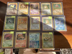 Pokemon TCG Card Lot 12x Ninetales, Kabutops, Mr. Mime, Kangaskhan, Hitmonchan - Image 1