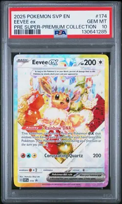 PSA 10 EEVEE 174 | Prismatic Full Art UPC Promo Graded Pokemon Card - Image 1