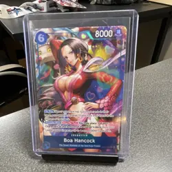 Bandai Boa Hancock One Piece CCG Character Holo Card EB03-026 8000 Power 6 Cost - Image 2