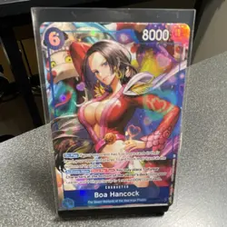 Bandai Boa Hancock One Piece CCG Character Holo Card EB03-026 8000 Power 6 Cost - Image 3