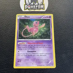 Mew - 29/124 - Pokemon Fates Collide XY Holo Rare Card VLP - Image 1