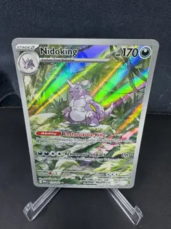 Pokemon TCG Nidoking Scarlet & Violet 151 Illustration Rare Card 174/165 - Image 1