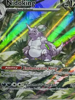 Pokemon TCG Nidoking Scarlet & Violet 151 Illustration Rare Card 174/165 - Image 2
