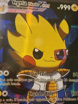 Pokemon Cosplay Poncho Pikachu Holos 9 Cards Holofoil - Image 3