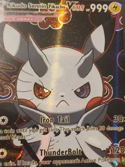 Pokemon Cosplay Poncho Pikachu Holos 9 Cards Holofoil - Image 4