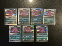 Pokemon TCG Perfect Order Gengar Holo Mixed Lot (7 Cards) - Image 1