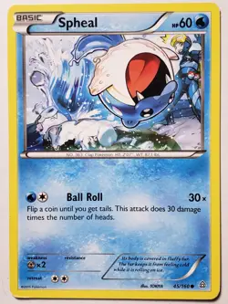 Spheal 45/160 LP - Primal Clash Pokemon Card - TOKIYA Art - Image 1