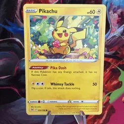 Pikachu 052/196 Lost Origin Pokemon Card NM - Image 1