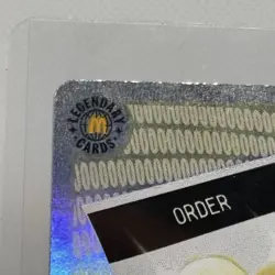 McDonalds Cards Order 000 04/24 Unredeemed Legendary Trading Card - Image 5
